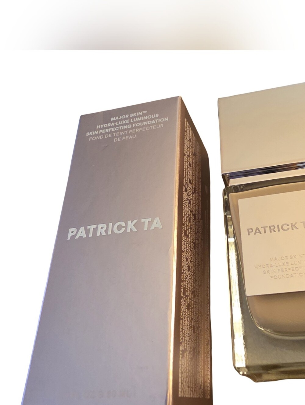 PATRICK TA Luminous Skin Perfecting Foundation #11 Golden-NIB